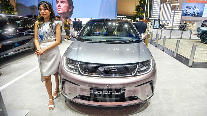 Eksis di dalam tempat Pameran Akbar GIIAS 2024, Hal ini Profil Produsen Mobil Listrik BYD