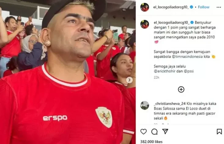 Cristian Gonzalez Kagum dengan Perkembangan Timnas Indonesia