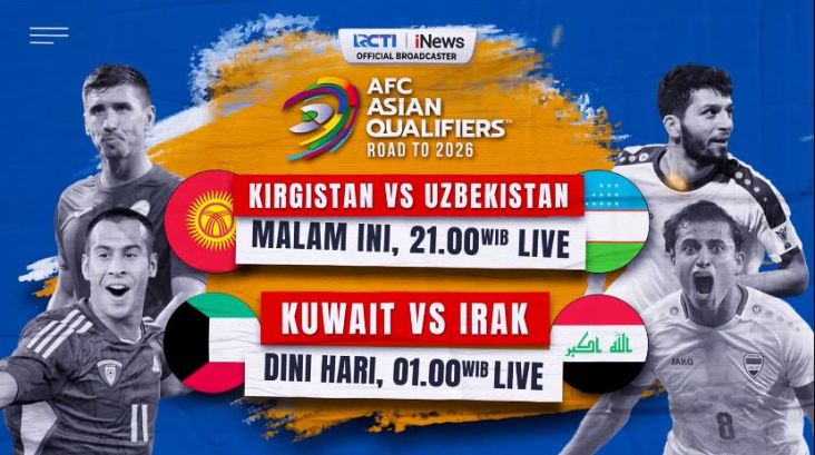 Kirgistan vs Uzbekistan pada Kualifikasi Piala Global 2026, Saksikan Live pada di iNews Saat 21.00 Waktu Indonesia Barat