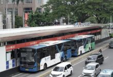 Gaji kemudian aturan jadi sopir bus Transjakarta