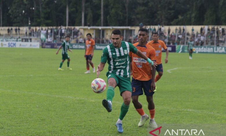 PSMS ditahan imbang Dejan FC 1-1