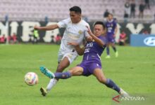 Persik Kediri menang tipis lawan Arema satu gol tanpa balas