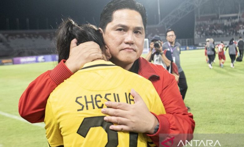 Erick Thohir bangga timnas putri Indonesia ke final Piala AFF 2024