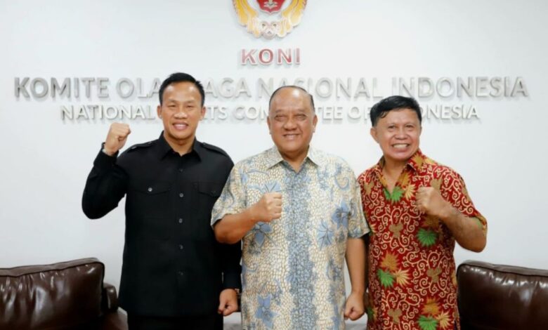 Kunjungi KONI Pusat, Daud Jordan minta arahan cetak atlet berprestasi