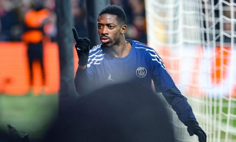 Ousmane Dembele dua gol, PSG menang 3-0 melawan Brest