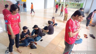 The Jakmania masih ingat shalat ketika laga Persija kontra Persib