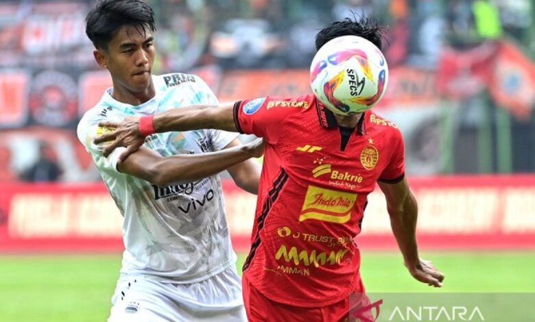 Persija Ibukota terpaksa berbagi poin dengan Persib Bandung pada di kandang