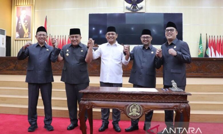 Daftar bupati kemudian delegasi bupati Jabar yang tersebut dilantik 20 Februari 2025