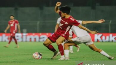 Madura tertunduk 1-3 pada waktu jamu PSM Makassar