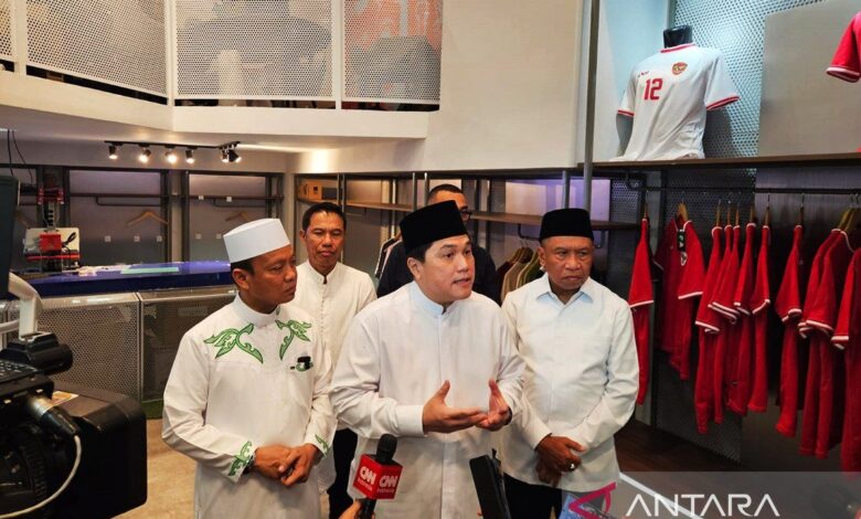 Erick Thohir bantah ramalan timnas Bahrain minta gunakan rantis