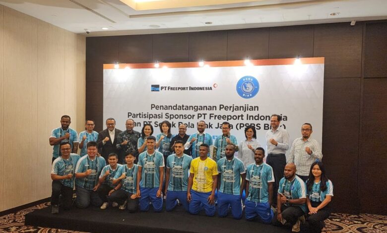 PSBS Biak mendapat suntikan dana dari PT Freeport Indonesia