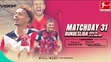 Dukung Tim Favoritmu! Saksikan Bundesliga 2024/25 Pekan ke-31 pada pada VISION+