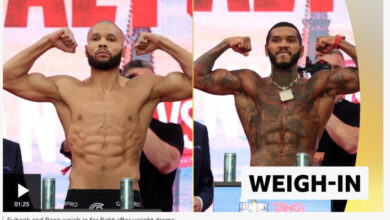 Eubank Jr Kecam Tim Benn usai Didenda Rp7,6 M sebab Kelebihan Berat 0,05 Pon