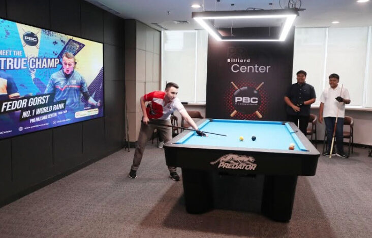 Juara Bumi Fedor Gorst Puji Fasilitas Pro Billiard Center