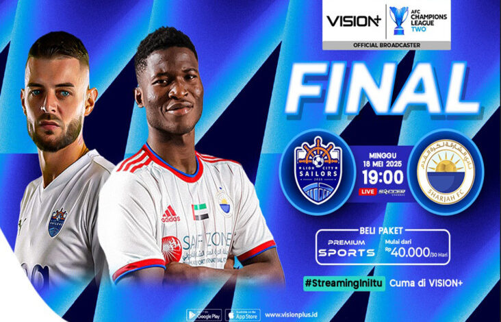 Lion City vs Sharjah Final AFC Champions League Two 2024/25, Siapa Juara? Link Nonton pada VISION+
