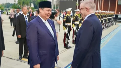 Momen Hangat Airlangga Lepas Kepulangan PM Australia Albanese