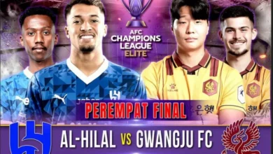 Perempat Final AFC Champions League Elite, Gwangju FC vs Al-Hilal: Live pada iNews Saat 23.30 Waktu Indonesia Barat