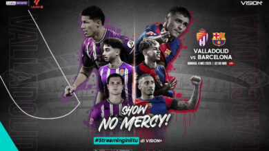 Pertaruhan Valladolid Lawan Barcelona di dalam pada LaLiga, Streaming di VISION+