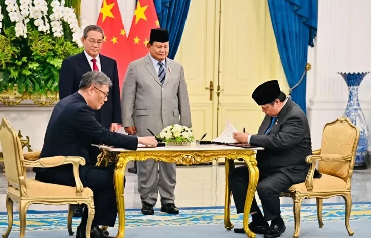 Prabowo lalu Li Qiang Saksikan Penandatanganan 4 Kerja Sama Kondisi Keuangan
