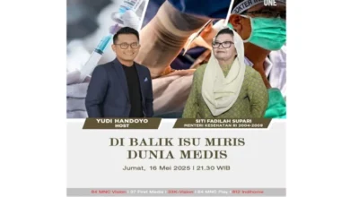 Saksikan One on One di area pada Balik Isu Miris Global Medis Bersama Mantan Menkes Siti Fadilah Supari