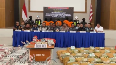 TNI AL Gagalkan Penyelundupan 1,9 Ton Narkotika Senilai Rp7 Trilyun