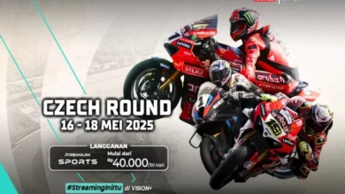 WorldSBK 2025 Masuki Ceko Round, Link Streaming pada VISION+