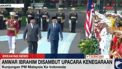 Diiringi Pasukan Berkuda, Anwar Ibrahim Tiba di dalam area Istana Merdeka