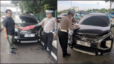 Drama pada Lampu Merah Cawang: Mobil Dinas Menyamar Jadi Sipil, Akhirnya Diciduk Polisi!