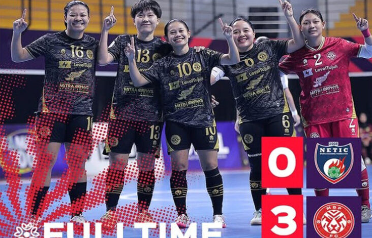 Hasil Kompetisi Futsal Profesional Putri 2025: MSP FC Hantam Netic Ladies 3-0