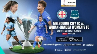 Link Streaming Melbourne City FC vs Wuhan Jianghan University CF, Final AFC Women’s Champions League 2024/25 di VISION+