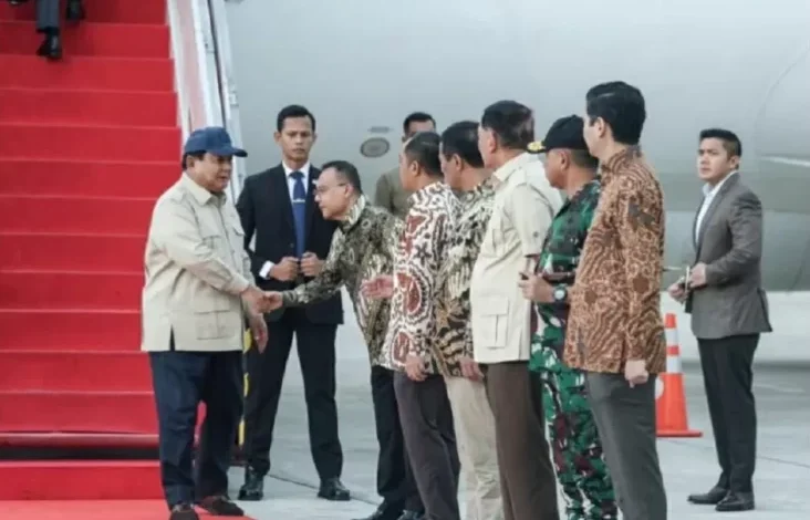Prabowo Tiba Kembali pada tempat Tanah Air usai Lawatan ke Rusia