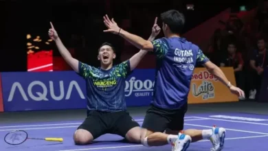 Sabar/Reza Runner-up Indonesia Open 2025 usai Tumbang di tempat pada Tangan Ganda Korea