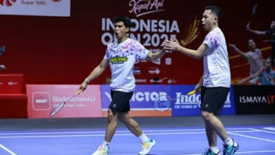 Saksikan Perjuangan Sabar/Reza pada Final Indonesia Open 2025, Live pada area iNews Premium Sports