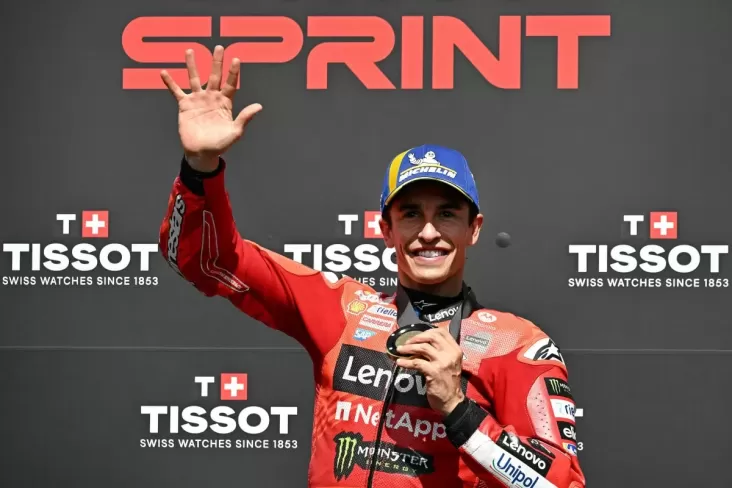 Drama Lap Terakhir, Marc Marquez Juara Sprint Race MotoGP Ceko 2025 ...