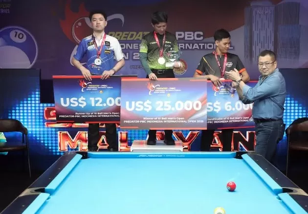 Hary Tanoesoedibjo Puji Atlet Filipina Juara Predator-PBC Indonesia International Open 2025