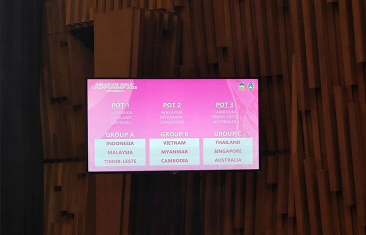 Hasil Drawing Piala AFF U-16 Putri 2025: Indonesia Segrup dengan Negara Tanah Melayu