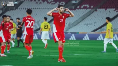 Jens Raven Cetak Gol Kelima pada Menit 41, Indonesia Unggul 7-0 melawan Brunei