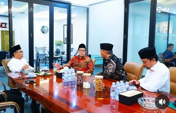 Kiai Ali Masykur Musa Temui Ketum PBNU, Bahas Persiapan Pelantikan lalu Rakernas JATMAN