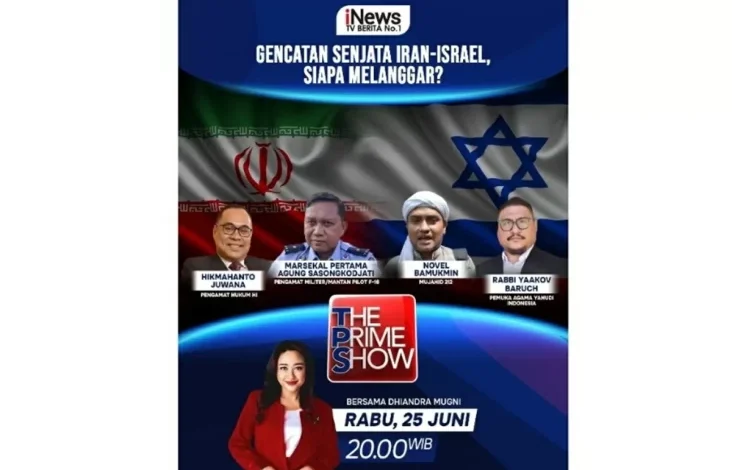Saksikan The Prime Show Gencatan Senjata Iran-Israel, Siapa Melanggar? Waktu petang Ini adalah adalah pada iNews