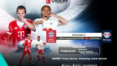 Bayern Munchen vs RB Leipzig: Duel Panas Matchday 1 Bundesliga! Streaming pada pada VISION+
