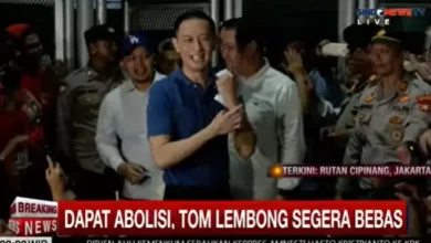 Breaking News! Tom Lembong Bebas dari Rutan Cipinang