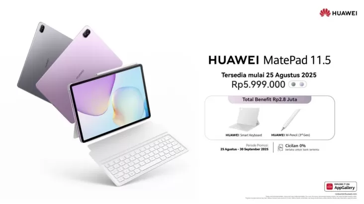 HUAWEI MatePad 11.5 Tablet Entry-Level Ideal: Beri Pengalaman Lebih dari Laptop untuk Mahasiswa kemudian Profesional
