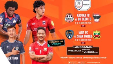 Jadwal Lengkap ASEAN Club Championship Shopee Cup 2025/26 Babak Playoff, Streaming di area area VISION+