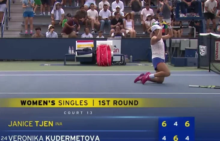 Petenis Indonesia Janice Tjen Ukir Sejarah, Tantang Emma Raducanu pada Babak Kedua US Open