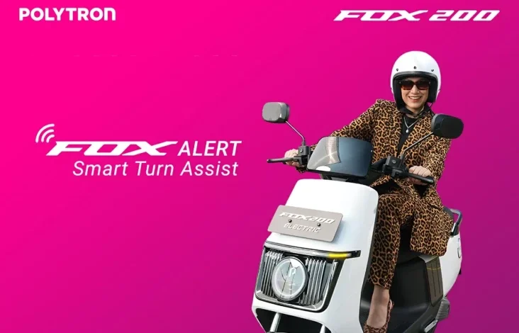 Polytron Luncurkan Fox-200, Sahabat Cerdas Perempuan di Jalan yang dimaksud Siap Hapus Mitos Sein Kanan, Belok Kiri
