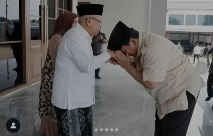 Prabowo Temui KH Ma’ruf Amin, Bahas Arah Pembangunan Bangsa