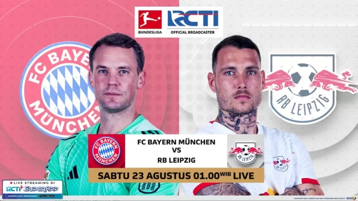 Saksikan Duel Panas di area tempat Matchday pertama Bundesliga 2025 antara Bayern Muenchen vs RB Leipzig