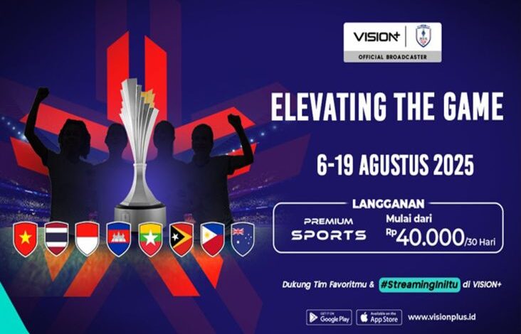 Streaming Asean Women’s Championship MSIG Serenity Cup 2025, Hal ini adalah Jadwal lalu Link Streaming pada VISION+