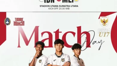 Susunan Pemain Timnas Indonesia U-17 vs Mali