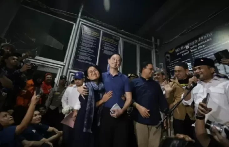Tom Lembong usai Bebas dari Rutan Cipinang: Pulang ke Rumah Dulu